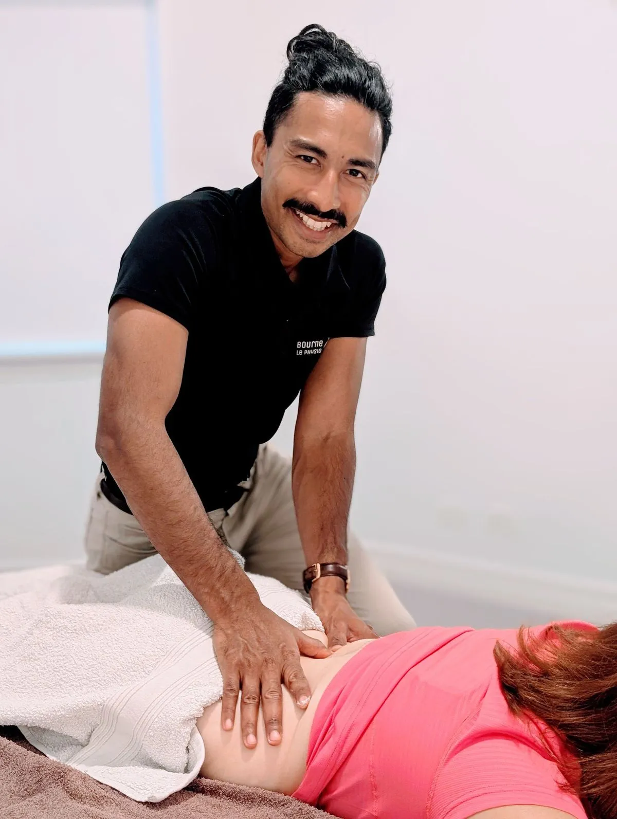 A home physiotherapy session